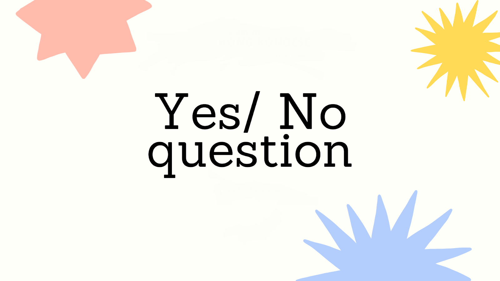 Yes/No question